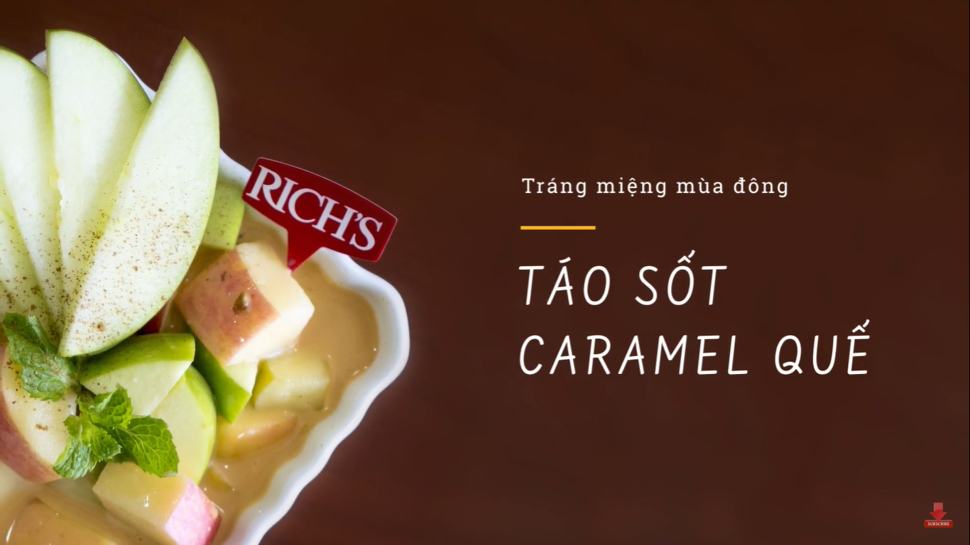 Táo sốt caramel: Món tráng miệng mùa đông lạ mà quen